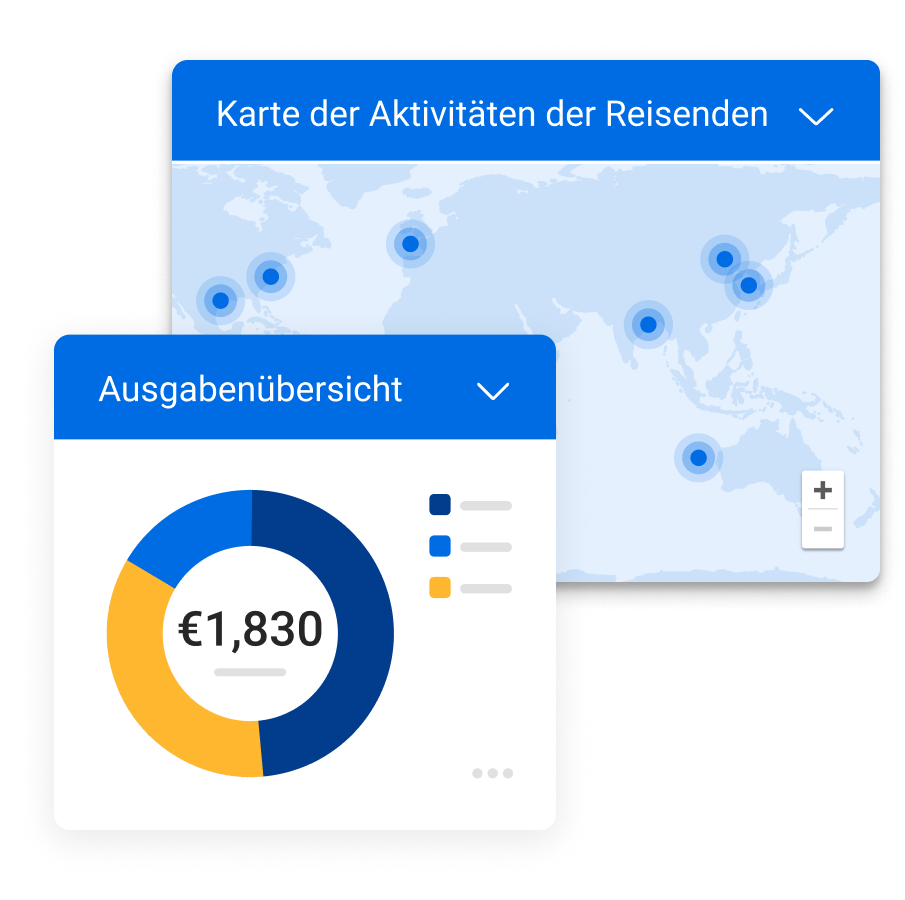 Behalten Sie m&uuml;helos den &Uuml;berblick &uuml;ber alle Gesch&auml;ftsreisenden