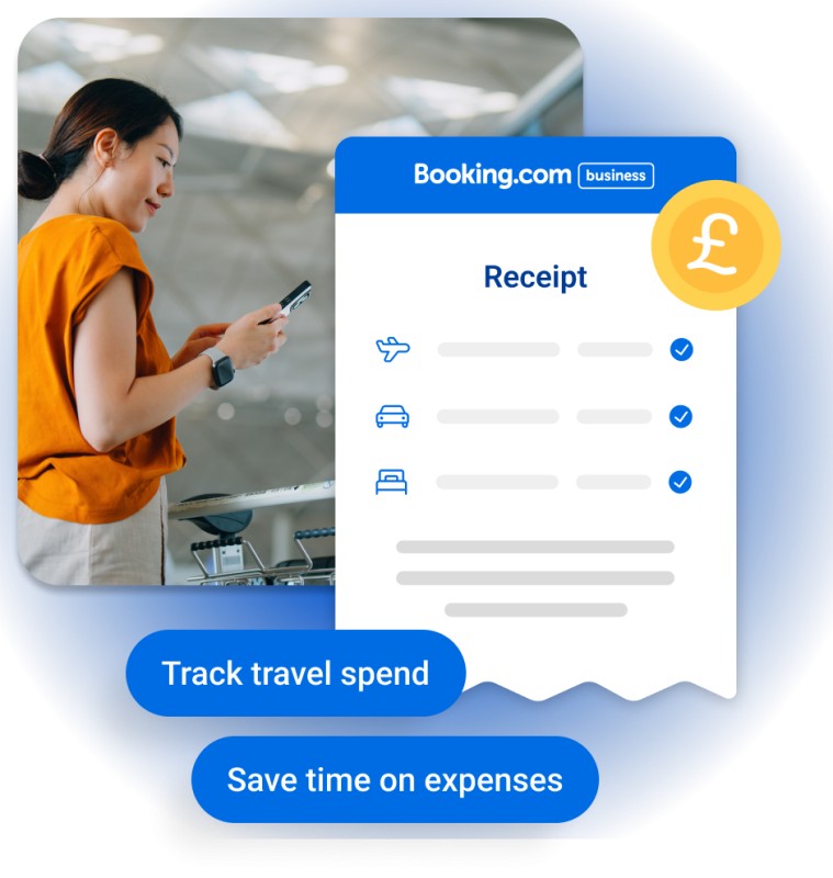 Stay in control of your
business travel expenses
