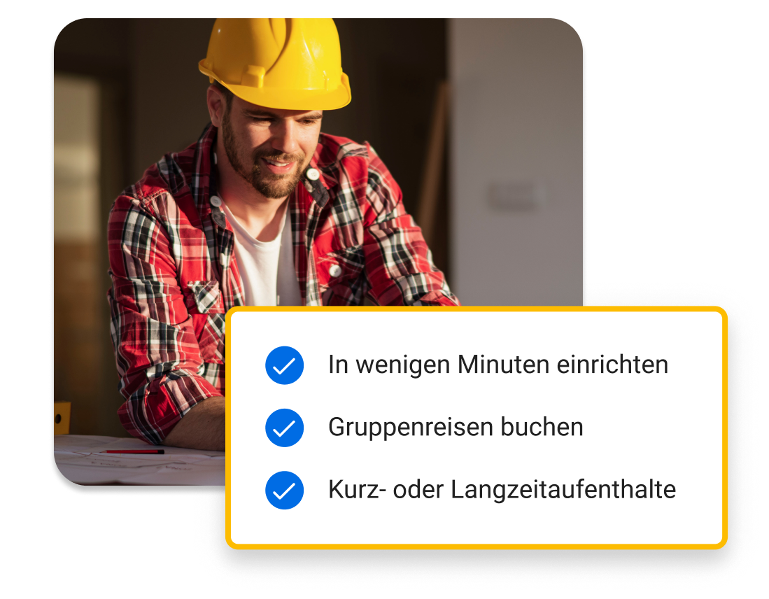 Einfachere Gesch&auml;ftsreisen in
Bau und Montage&nbsp;&ndash;
so geht&lsquo;s