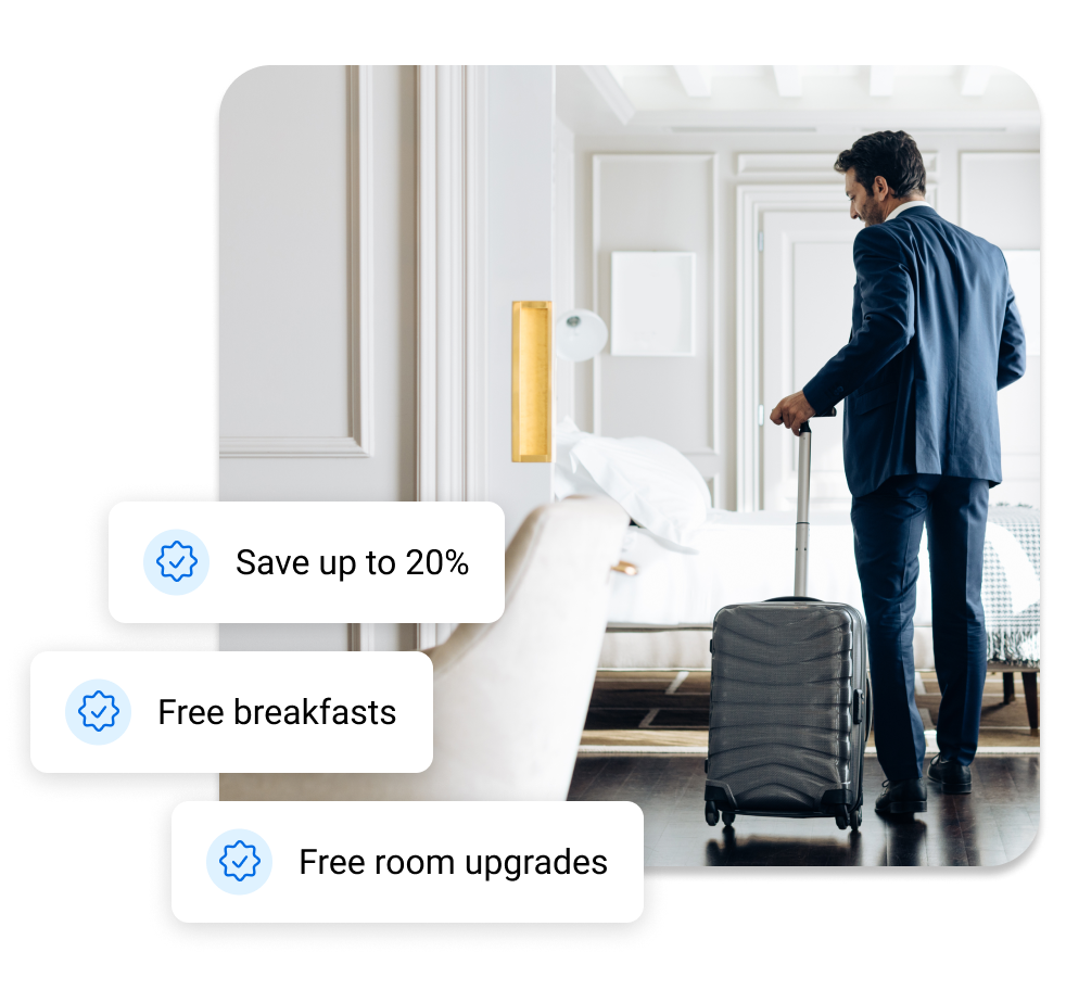 For business travel that&rsquo;s more rewarding