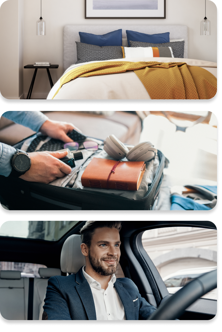 Booking convenience, choice and flexibility for directors and top management