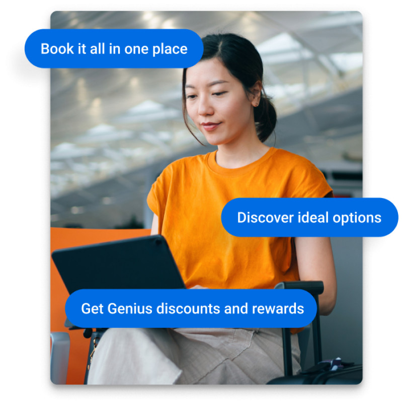 All-in-one ease and options for
business travellers