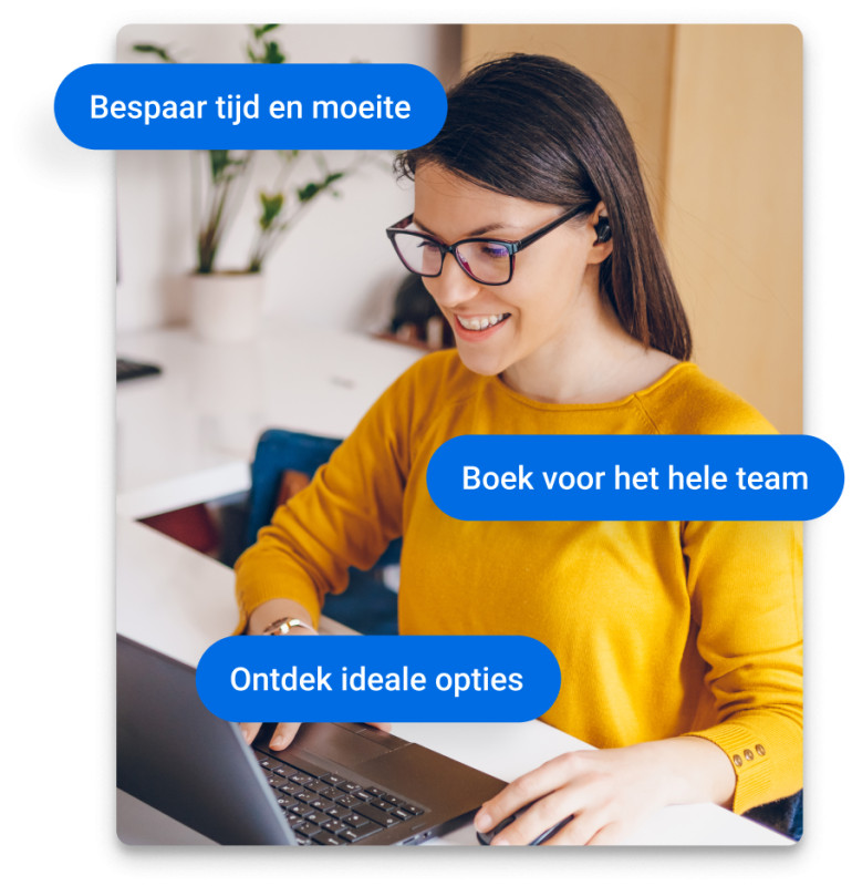 De vertrouwde zakenreispartner
voor kantoormanagers