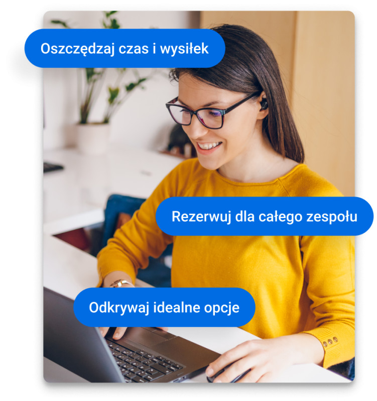 Zaufany partner w podróżach służbowych
dla kierowników biur