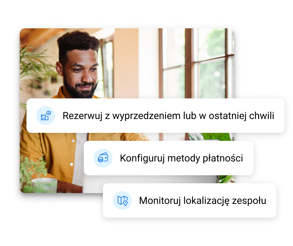 Bądź o krok do przodu dzięki bezproblemowemu
zarządzaniu zespołem